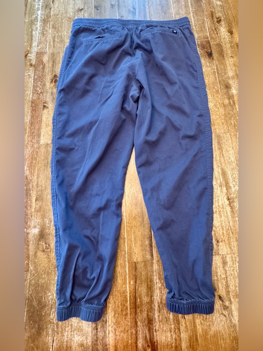 GAP Brand Men's Navy Jogger Style Pants with Elastic & Drawstring Waist - Picture 2 of 10